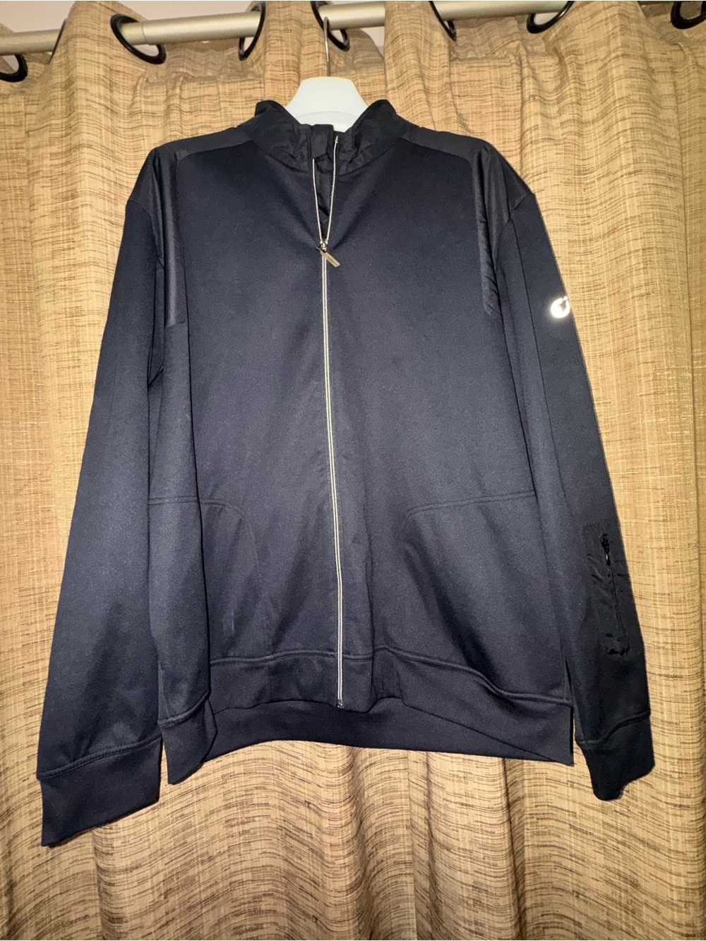 Calloway Men's Black Full-Zip Performance Sweater